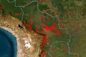 focos de calor en Bolivia