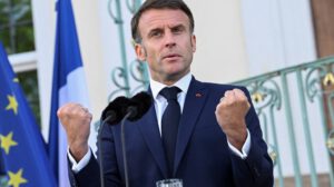 Desembarco de Normandía con Emmanuel Macron