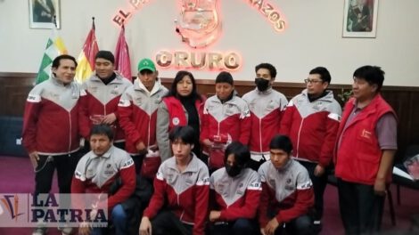 Delegación de Oruro en fútbol 5 adaptado