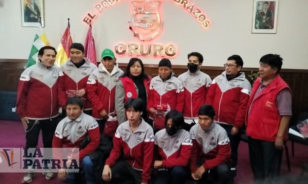 Delegación de Oruro en fútbol 5 adaptado
