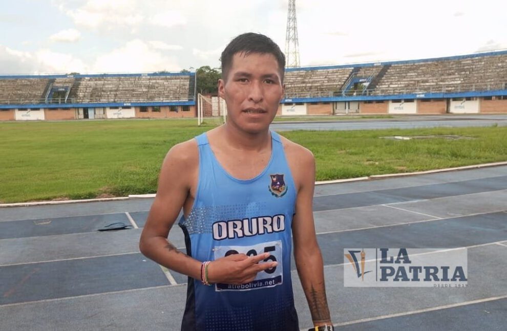 David Ninavia es una de las promesas de medalla en el Grand Prix Sudamericano de Atletismo