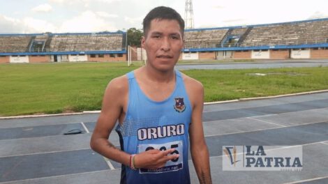 David Ninavia es una de las promesas de medalla en el Grand Prix Sudamericano de Atletismo