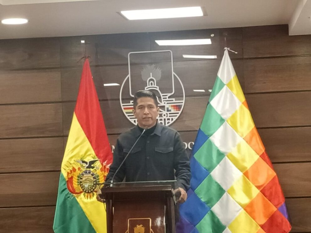 Andrónico Rodríguez, presidente en ejercicio de la Asamblea Legislativa Plurinacional
