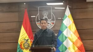 Andrónico Rodríguez, presidente en ejercicio de la Asamblea Legislativa Plurinacional