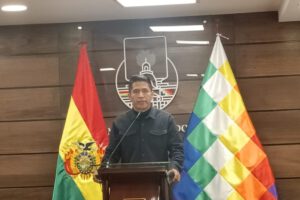 Andrónico Rodríguez, presidente en ejercicio de la Asamblea Legislativa Plurinacional