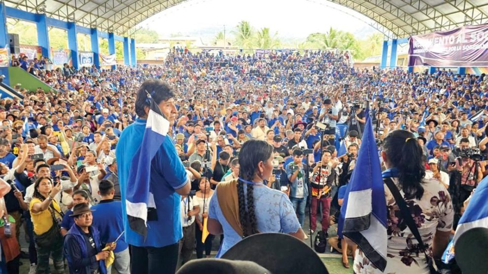 Congreso del MAS liderado por Evo Morales
