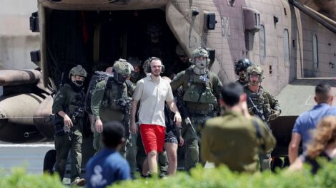 Ejército israelí rescata rehenes en Gaza