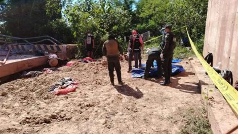 colapso del Puente del Río Rapulo en Santa Ana