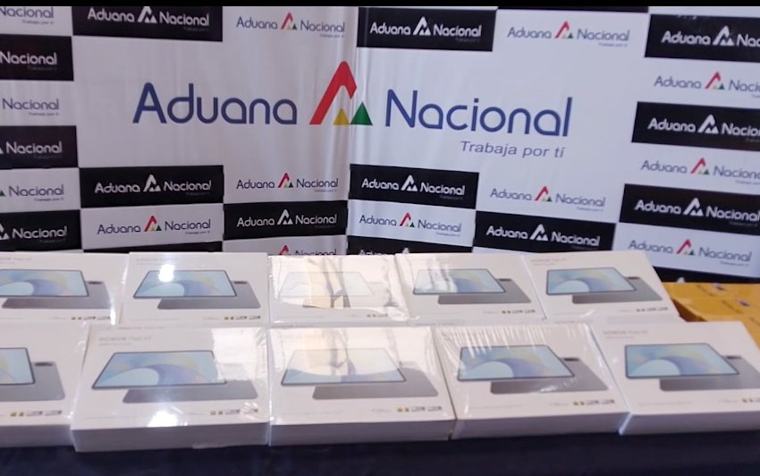 Contrabando de dispositivos electrónicos en Aduana Regional Oruro