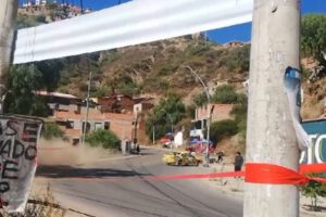 Accidentes con autos de carrera en Sucre
