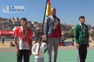 Atletas orureños en atletismo destacando en el Grand Prix Sudamericano