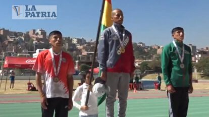 Atletas orureños en atletismo destacando en el Grand Prix Sudamericano