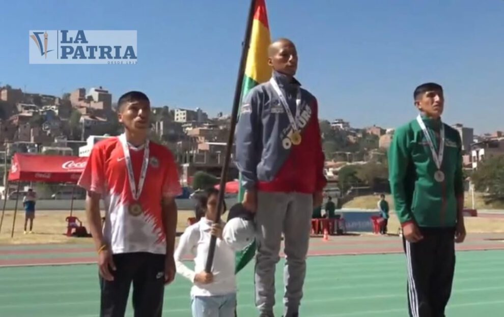 Atletas orureños en atletismo destacando en el Grand Prix Sudamericano