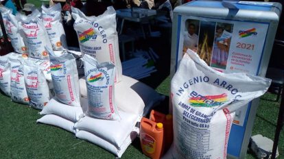 Precios de arroz en Emapa en La Paz