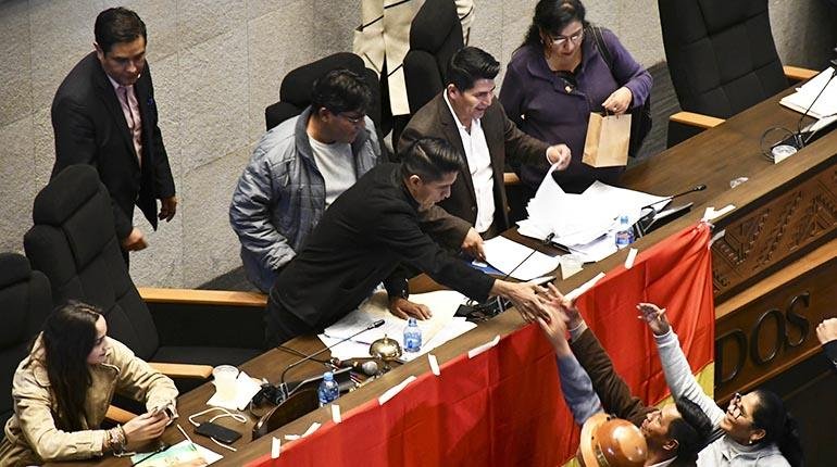 promulgación de leyes en la Asamblea Legislativa Plurinacional