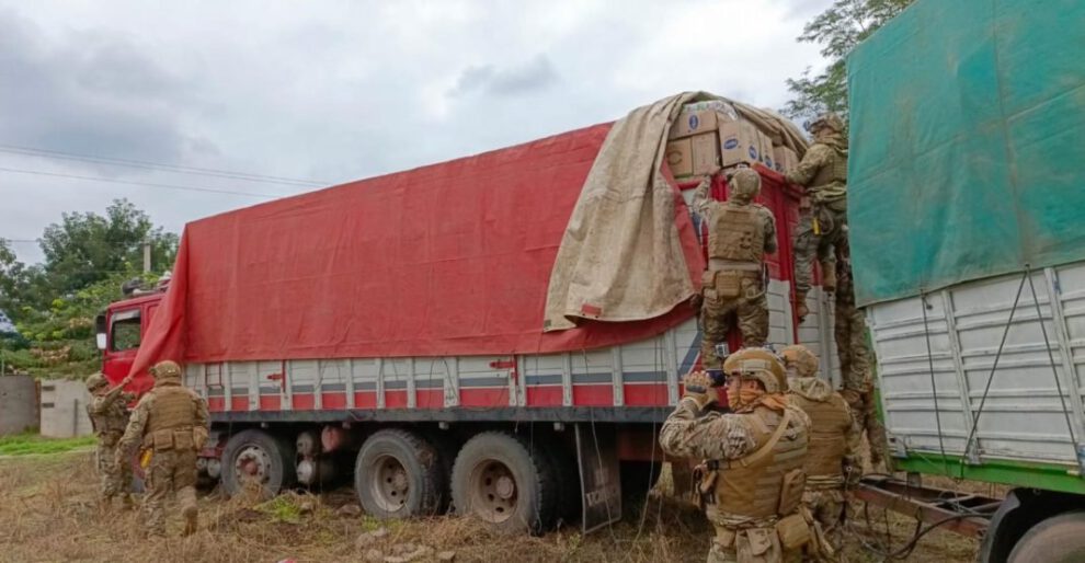 Controles en Bermejo para frenar el contrabando de productos