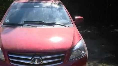 Vehículo robado de dependencias policiales