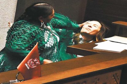 Agresión en sesión de diputados