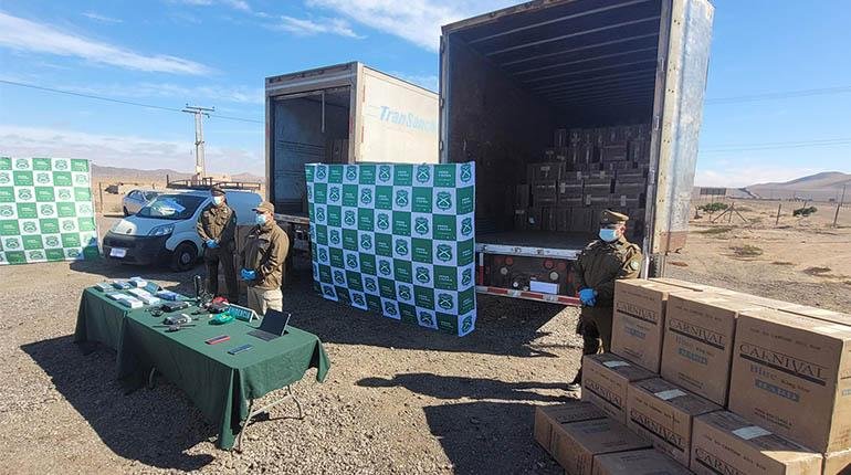 Contrabando de cigarrillos en Chile