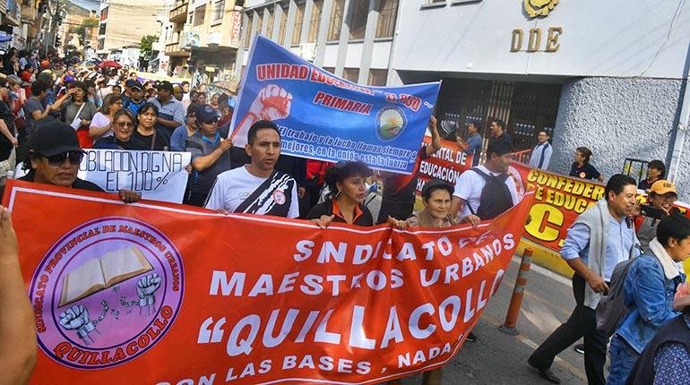 Estado de emergencia en educación por cambios en el sistema educativo boliviano