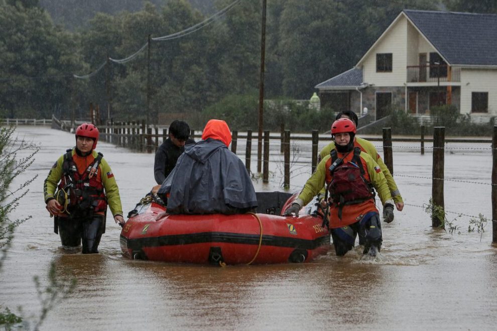 Ciclón extratropical en Chile