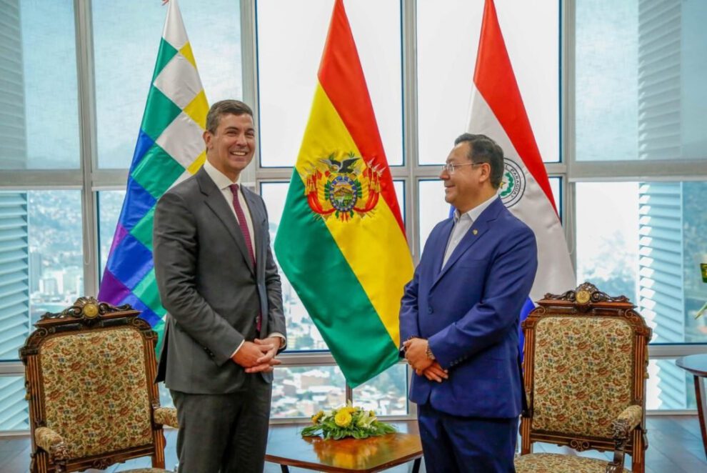 Visita del presidente de Paraguay, Santiago Peña, a Bolivia para fortalecer vínculos