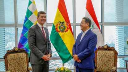 Visita del presidente de Paraguay, Santiago Peña, a Bolivia para fortalecer vínculos