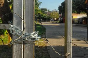Protesta Uagrm por justicia en facultad de Humanidades