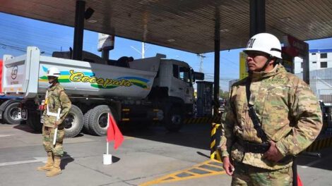 Intercepción de combustible en Yacuiba