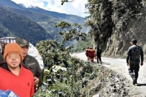 Inspección ocular y reconstrucción de los hechos por la desaparición de Odalis Vaquiata