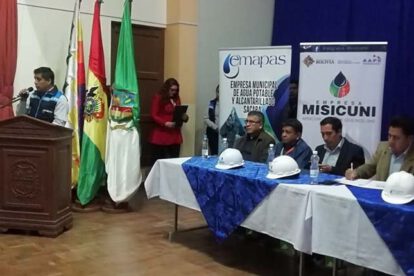 Abastecimiento de agua en Sacaba