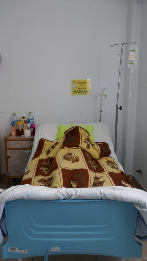 campaña solidaria salud para paciente internada por quemaduras severas