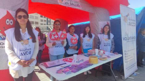 Donación voluntaria de sangre en Bolivia