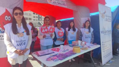 Donación voluntaria de sangre en Bolivia
