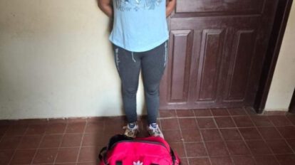 Detención de mujer con cocaína en Santa Cruz