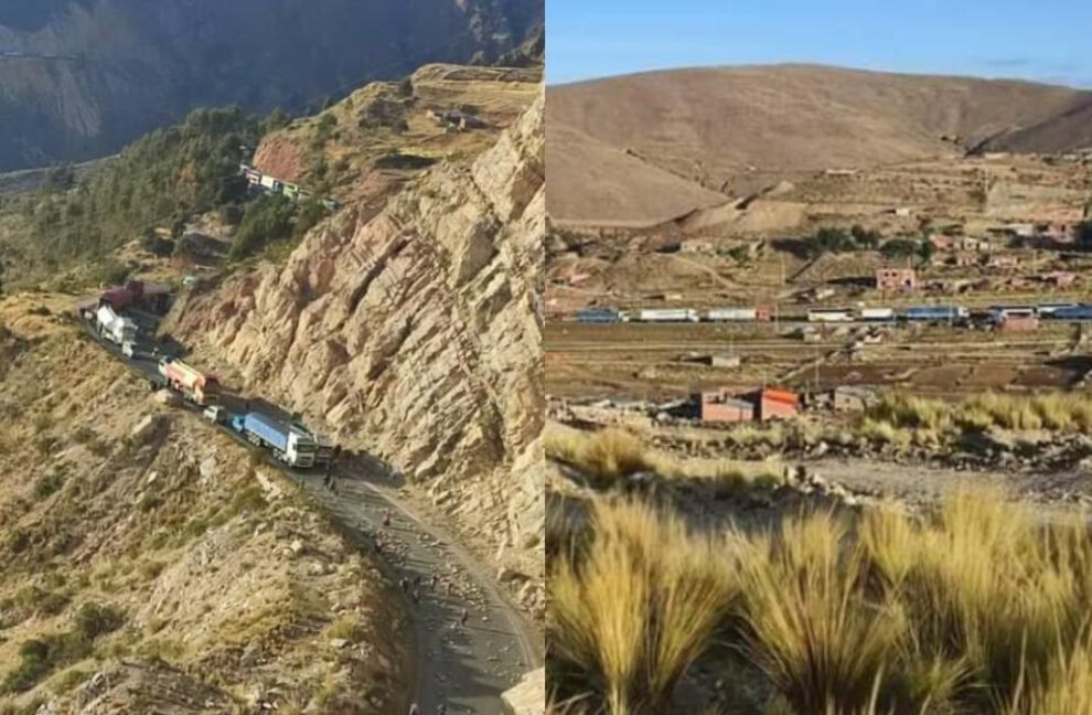 Bloqueo en Sayarí por proyecto de ley de doble vía