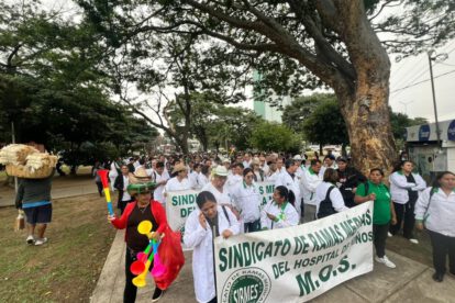 paro de médicos en Bolivia