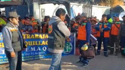 paro de trabajadores de aseo en Quillacollo
