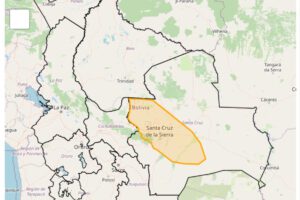 Alerta naranja por vientos fuertes en Santa Cruz