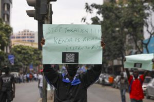 Protestas contra impuestos en Nairobi