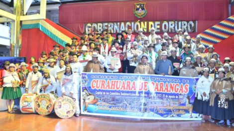 Presentación de actividades de Año Nuevo Andino