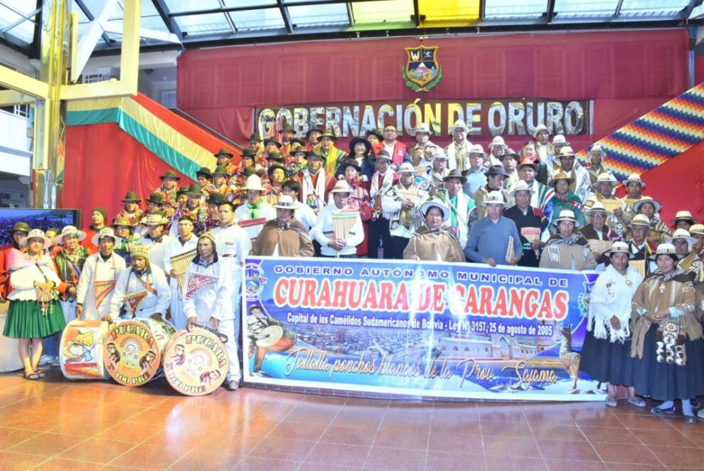 Presentación de actividades de Año Nuevo Andino