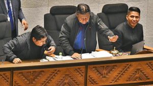 Receso parlamentario impuesto por David Choquehuanca