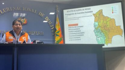 Alerta naranja por incendios forestales en 74 municipios del país