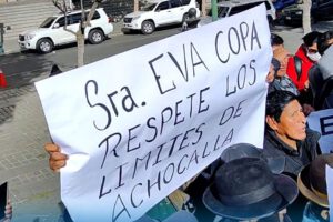 conflicto de límites Achocalla El Alto