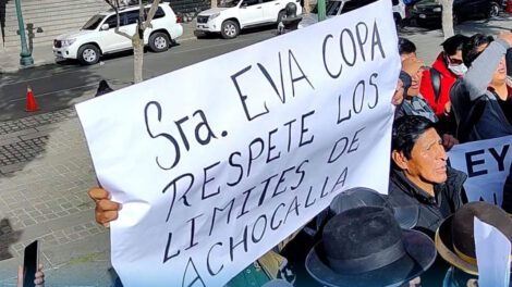 conflicto de límites Achocalla El Alto
