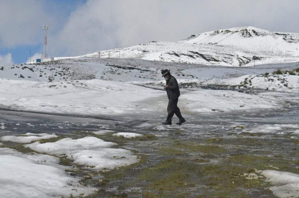 Nevadas en la Cordillera pronosticadas por Senamhi