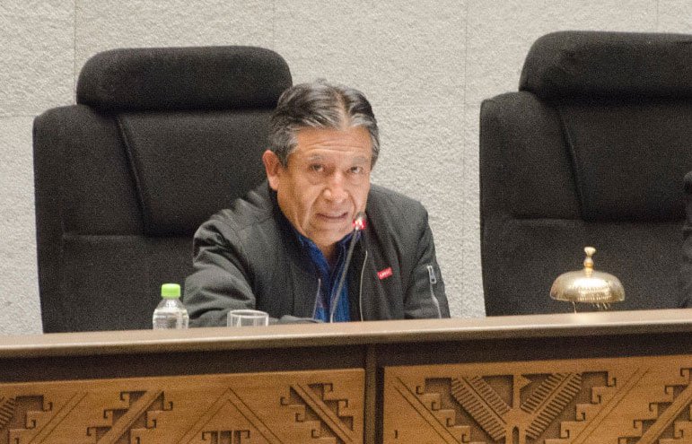 Receso parlamentario anunciado por David Choquehuanca