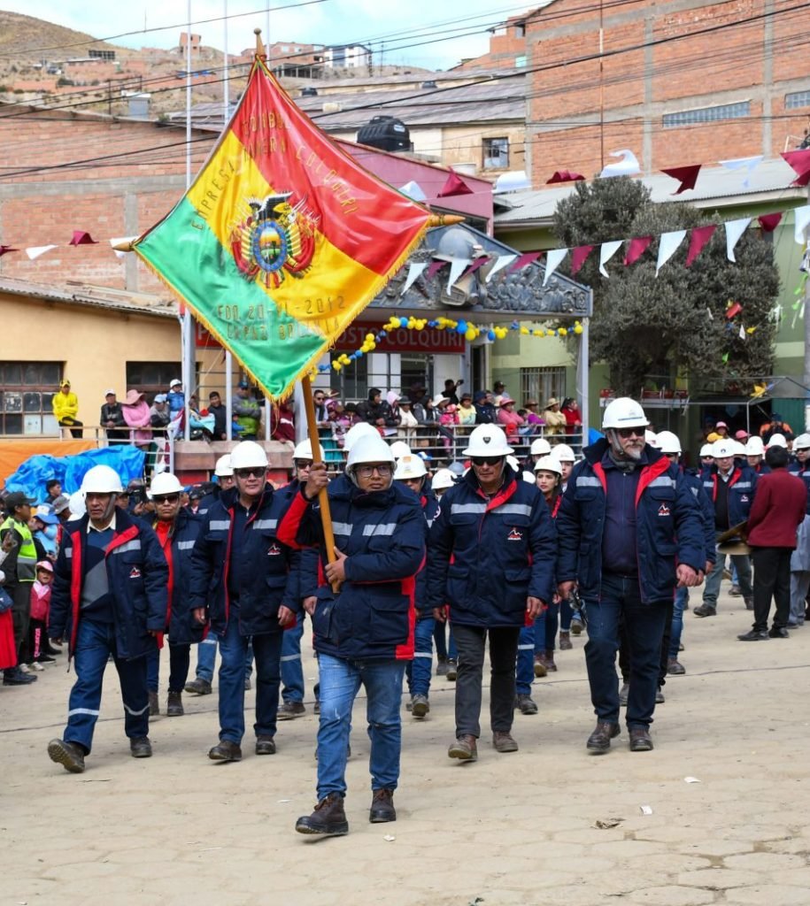 Empresa Minera Colquiri celebra su duodécimo aniversario con el Presidente Luis Arce