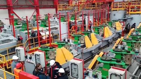 planta concentradora de zinc y estaño de la Empresa Minera Colquiri